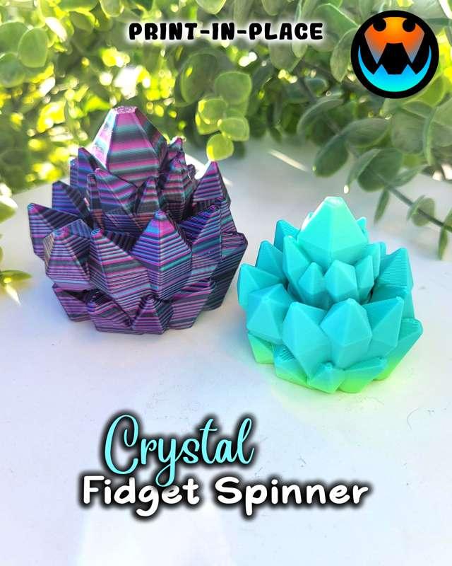 Rose & Crystal FIDGET SPINNERS!