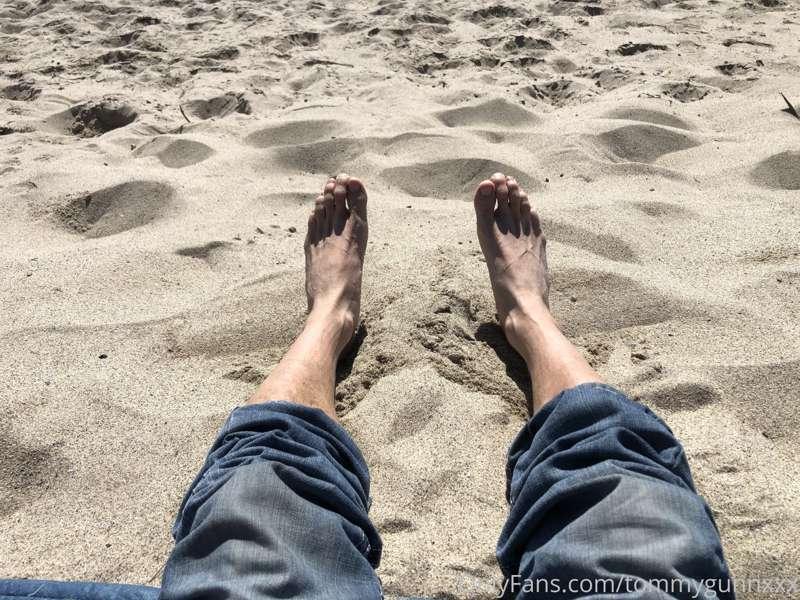 Yay sand between my toes