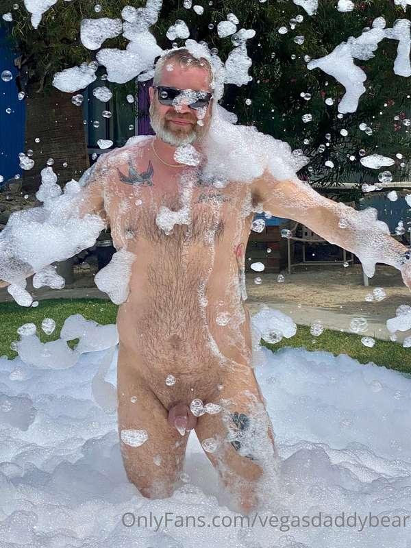 Foam fun with @westcub86 at CCBC