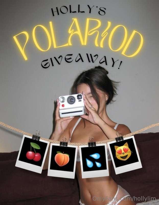 🚨**ITS POLAROID RAFFLE TIME!!!** 🚨  ❣️This week ill be runni..