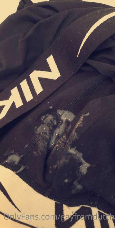 Cum in a boxer pack it in a back and ready for the post for ..