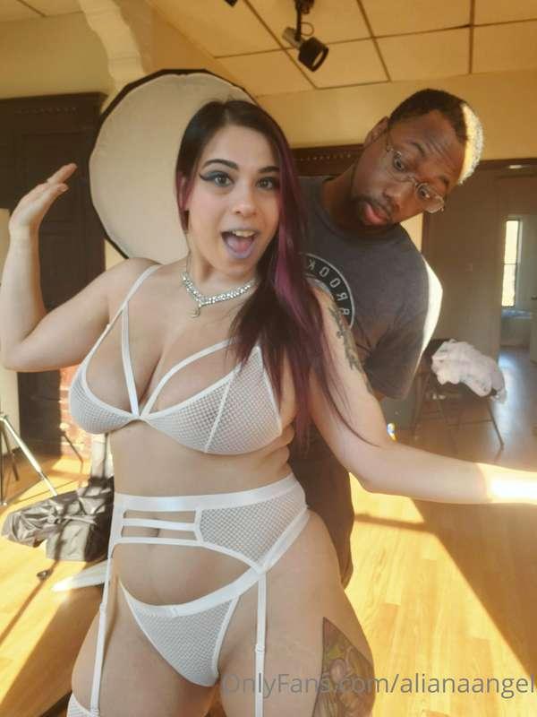 We get silly on set sometimes~