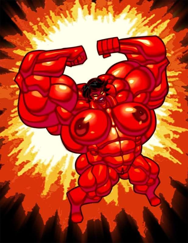 Lady Jaye 6 Red She-Hulk version