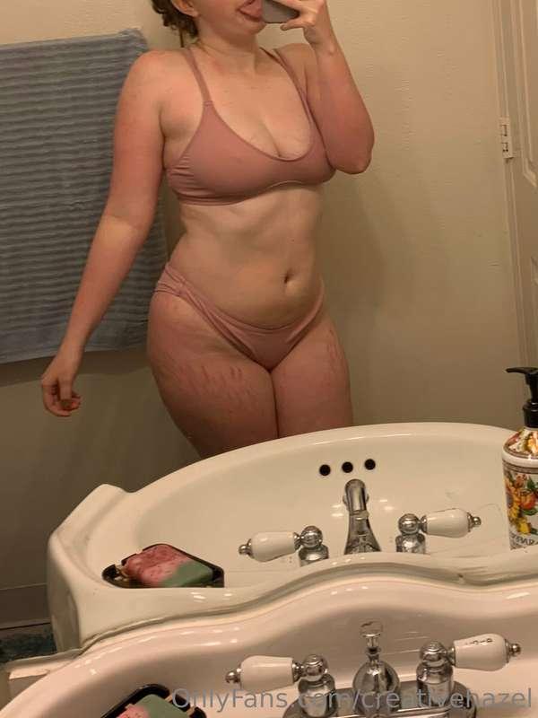before the hot tub…