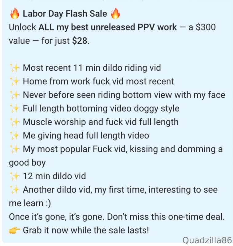 By request… Labor Day bundle is back 💣Check your inbox now 👀..