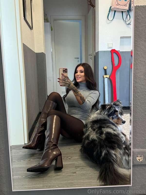 me and my bestieee👀🐶hope he's not stealing the show tho