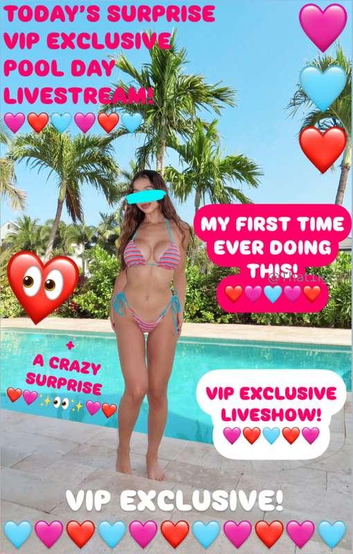 ❤️🩷🩵 Today’s VIP Top 25 Exclusive Livestream! 🩵🩷❤️Earlier to..