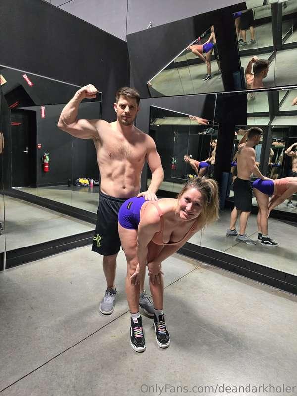 Having little fun after our workout with @summerstarzfree
