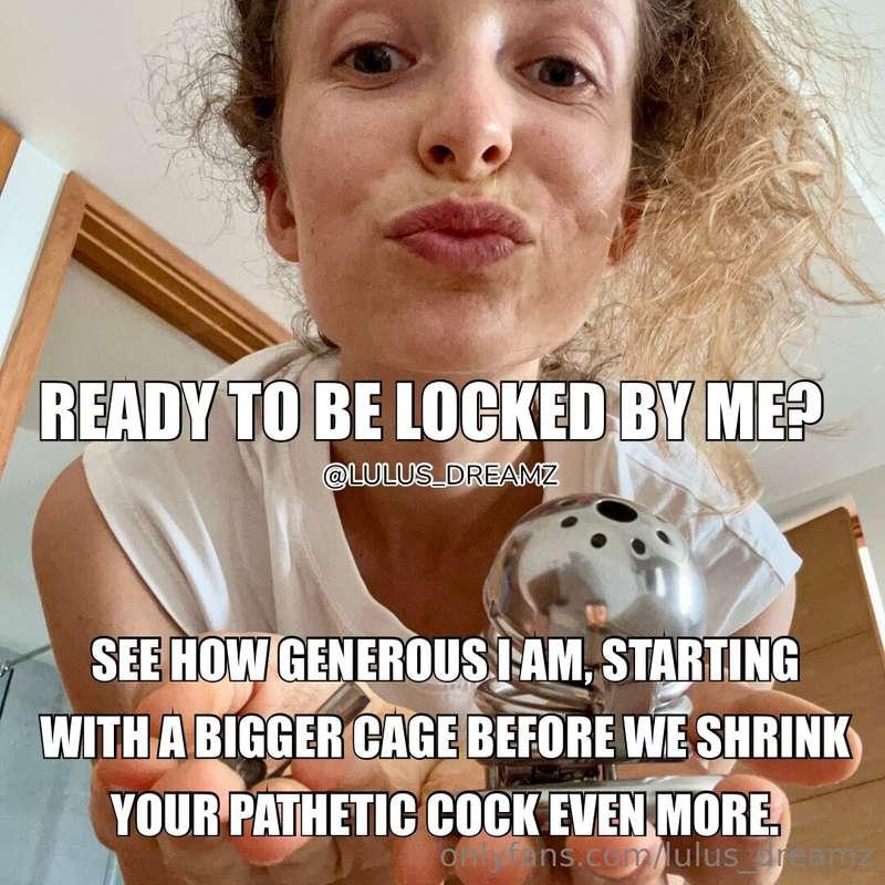 See how generous I am with your pathetic cock. We will start..