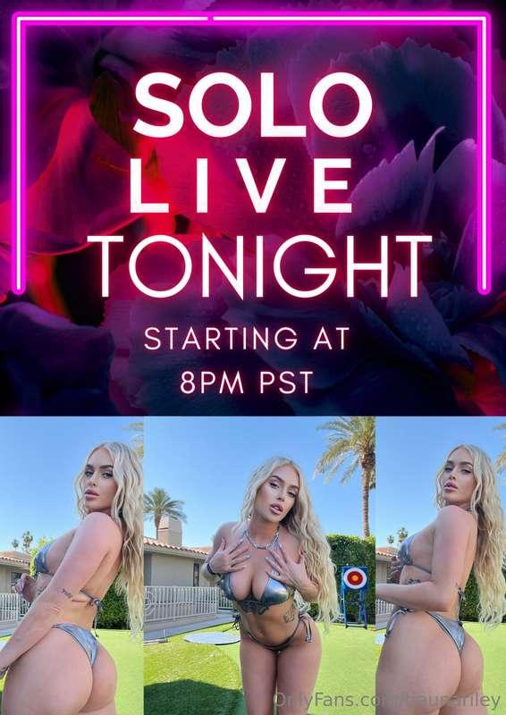 LIVE TONIGHT 💖 8PM PST. DONT MISS OUT