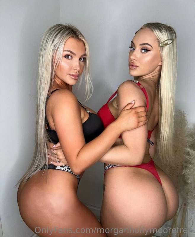 Uncensored nudes of me & Rhiannon on my VIP page @morganholl..