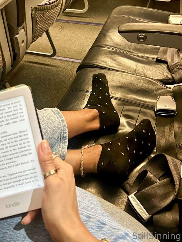 Imagine sitting next to me on a flight 😈💜