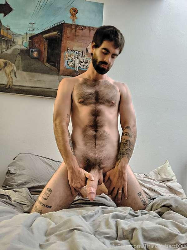 You wake up with me straddling your neck with my dick presse..