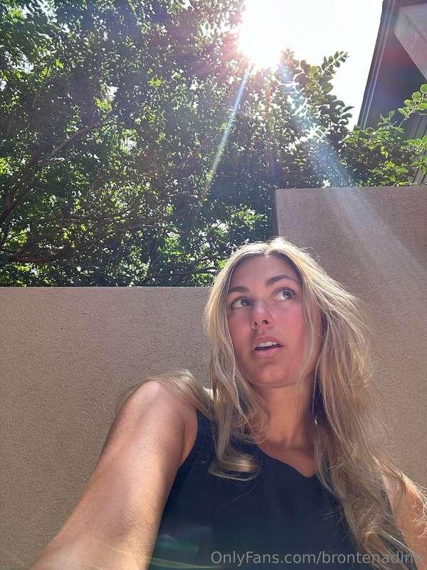 soaking it in today ☀️ 