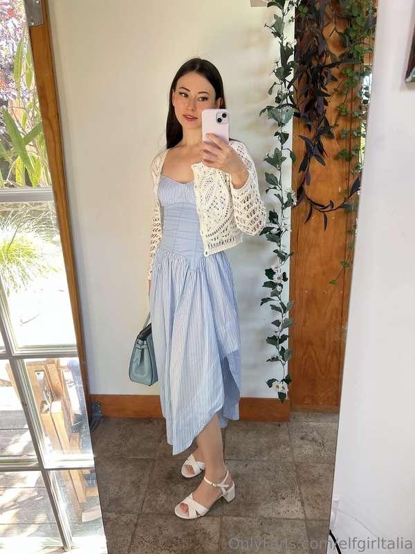 Cute little date outfit.. I'll be out buying groceries but o..