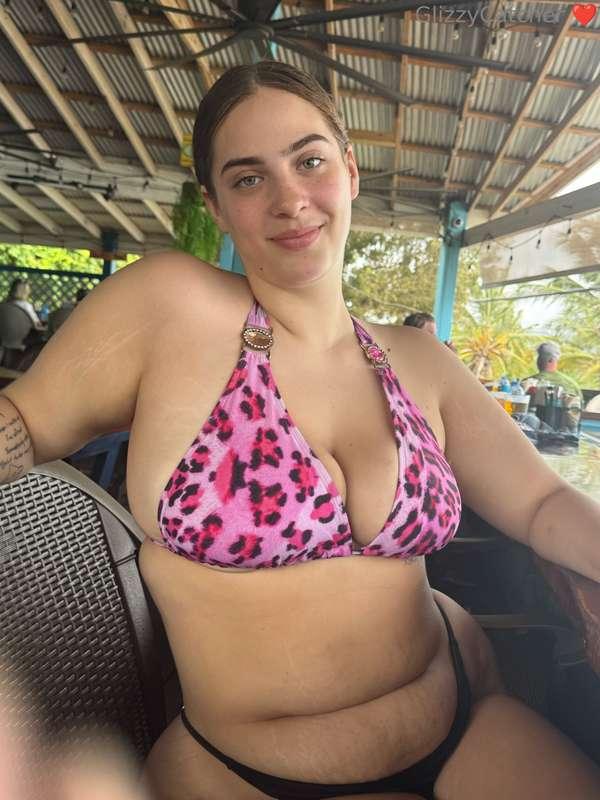 Sipping something sweet at the beach