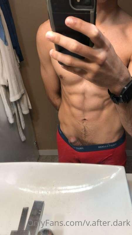 Wearing red for Valentine’s Day 😜