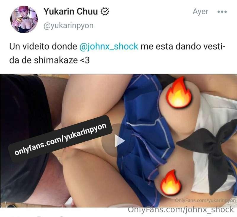 Ya vieron el video donde le doy cariño a @yukarinpyon ? Es v..