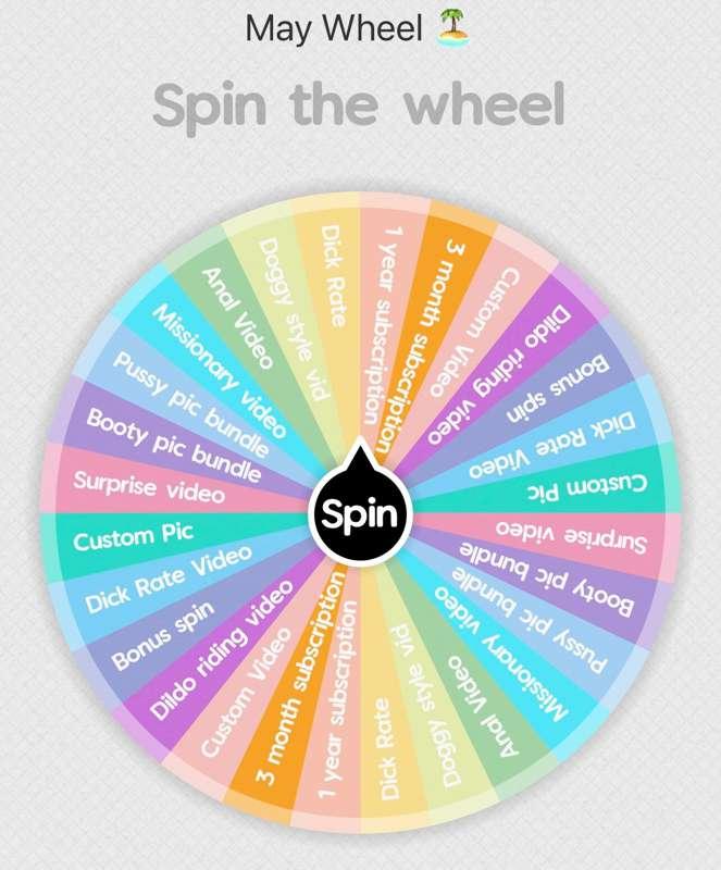 May Spin The Wheel 🏝️ 
-$15.00 for 1 spin 
-$30.00 for 3 spi..