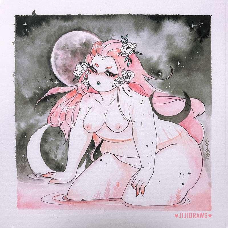 Sketchbook// Lunar (NSFW-ish)
