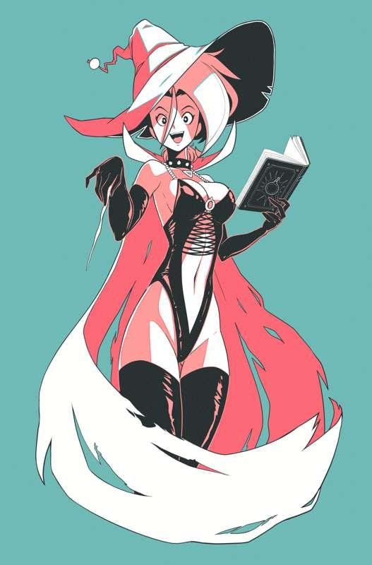 Witch Moika! ( Late Halloween illustration)