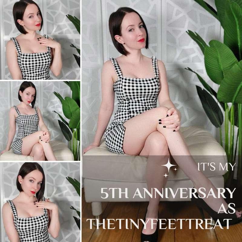 It's my 5th anniversary as TheTinyFeetTreat! Can you believe..