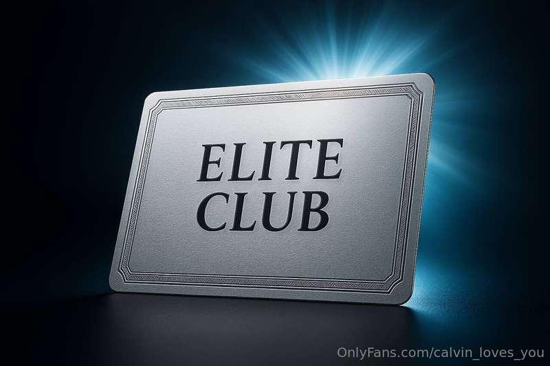 ELITE CLUB is now open 💎 Welcome to the most exclusive space..