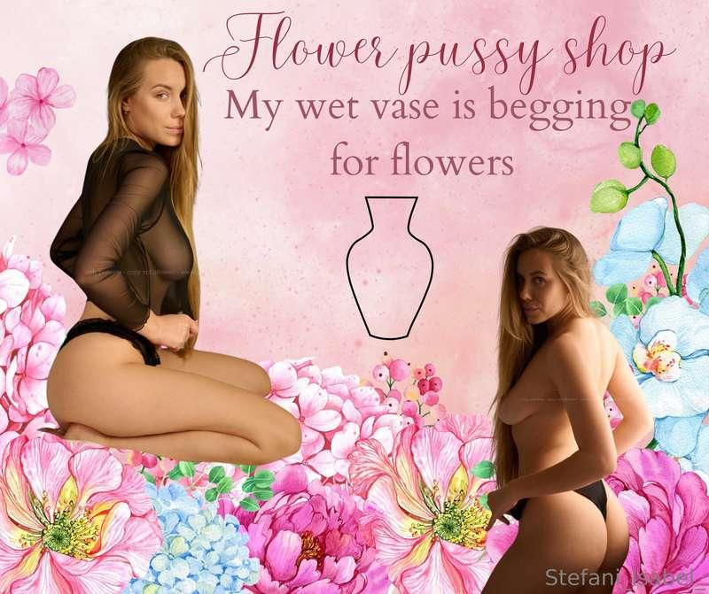 🏺Flower pussy shop🌸My wet vase is asking for flowers 🏺😈Will ..