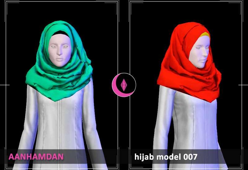 AANHAMDAN HIJAB MODEL 007