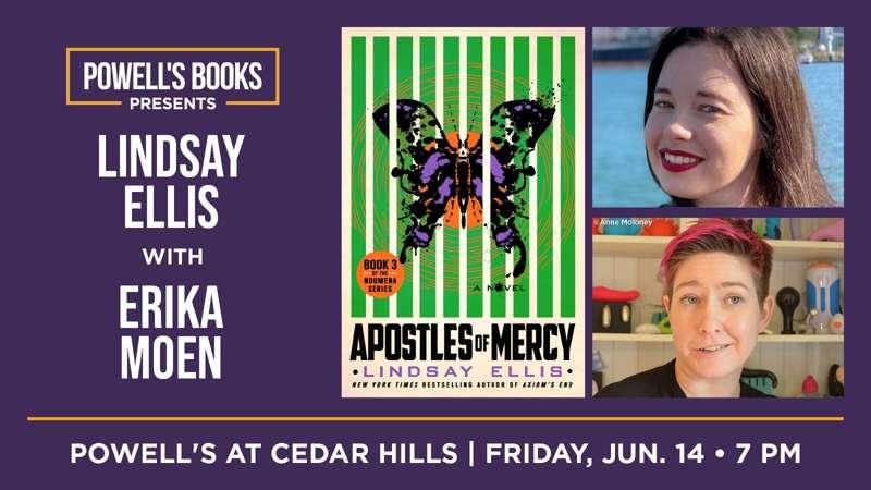 TONIGHT! Book chat with Lindsay Ellis in Cedar Hills Crossing, OR (Also an embroidery post, I guess?)
