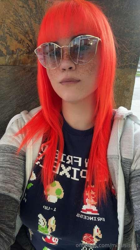 I'm Very happy with my new hair color 🍊