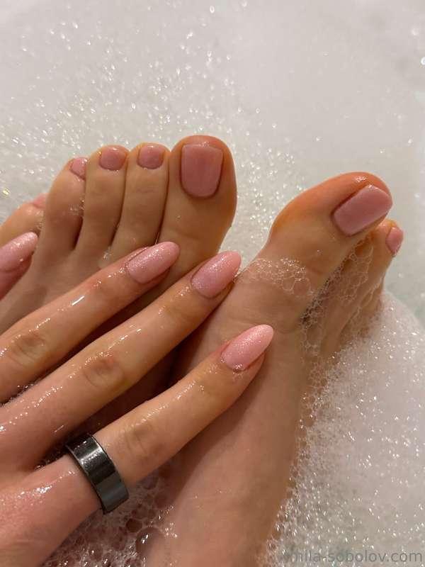 I’ve had enough of you request close ups of my mani/pedi to ..