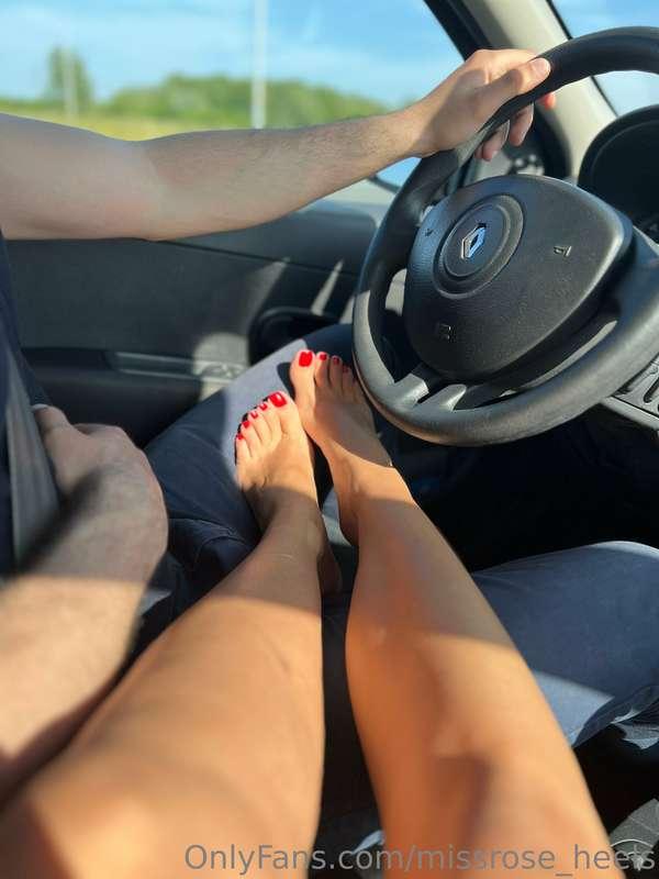 With My driver boy