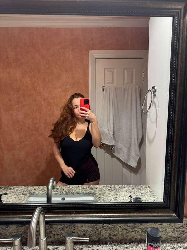 Guess what I’m not wearing under this?😈