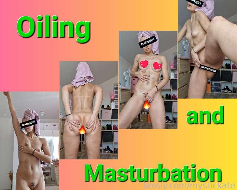 Oiling my body made me horny, so I decided to play with my pussy. Ended up rubbing my clit hard till I cum 💦💦💦

#fyp #vid #video #masturbation #fingering #orgasm #oil #wet #shaking #moaning #porn #pussy #clit #tight #cum
