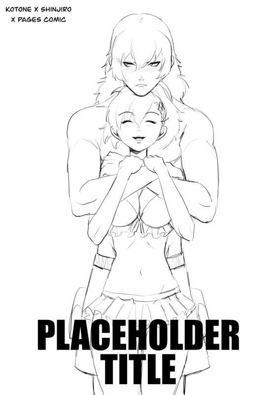 Kotone/Shinjiro comic, cover wip