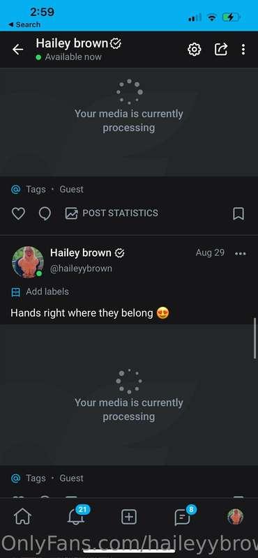 It’s showing apparently a bunch of my posts never got sent t..