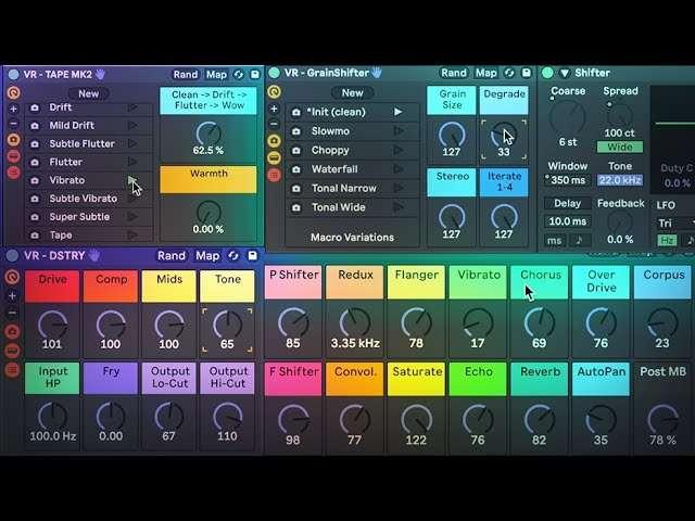 VR - Creative Ableton Racks Vol. 1 (free for patrons!)