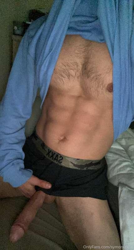 Always horny in the morning. Who’s gonna take care of this?