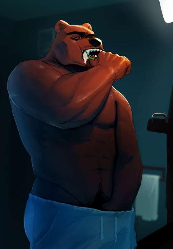 Late night brushing