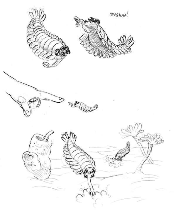 Extinct Creatures: Opabinia