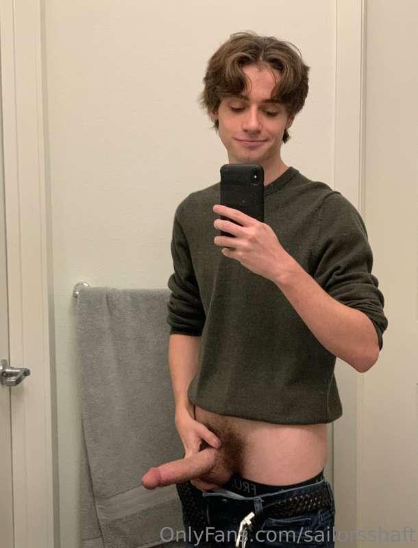 The sweater is just perfect for showing off my bush lol. No ..