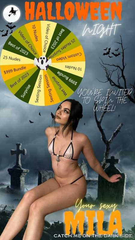 👻***SPIN THE WICKED WHEEL***👻

Enter if you dare. 💀 Let us c..