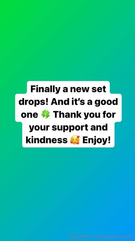 A new set is hereeeeeeeee 💚 Makes haste to those DMs