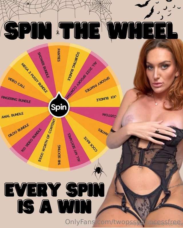 🎃🖤 SPIN THE WHEEL 🖤🎃1 SPIN - $102 SPIN - $153 SPIN - $25PRIZ..