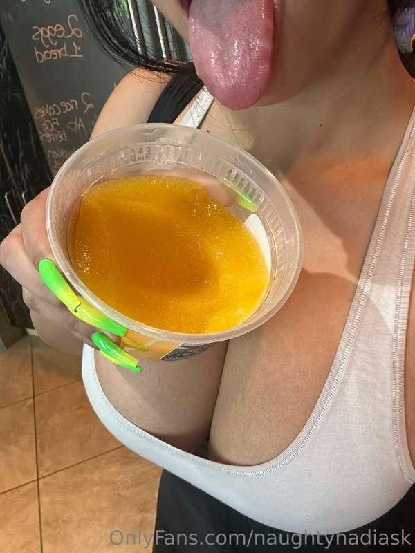Tongue me for breakfast?
