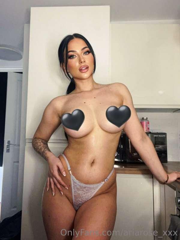 Check out my new video getting wet and naked in the kitchen ..