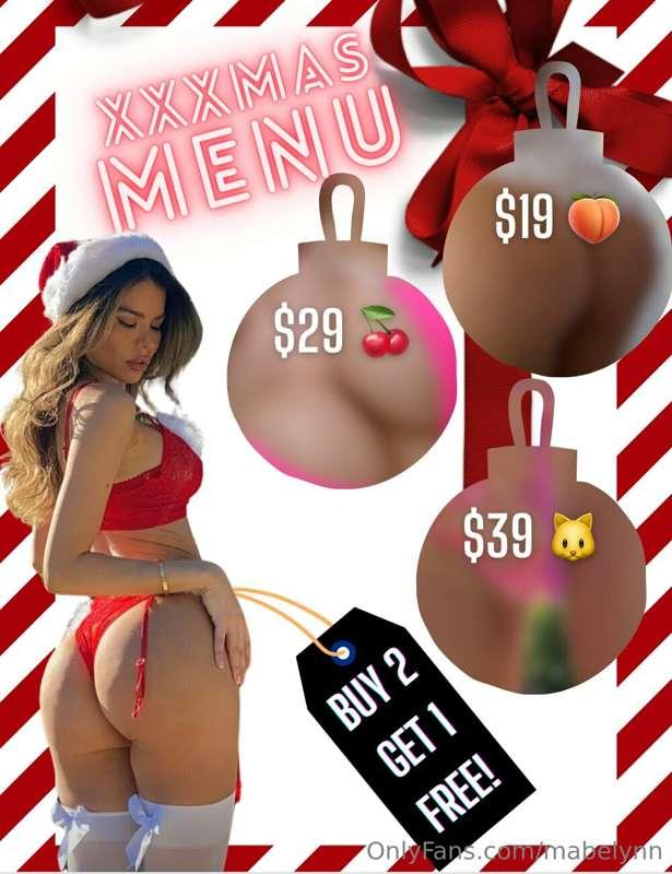***NAUGHTY MRS. CLAUSE IS HERE 💋🤶 
TO BRING YOU A VERY MABE-..