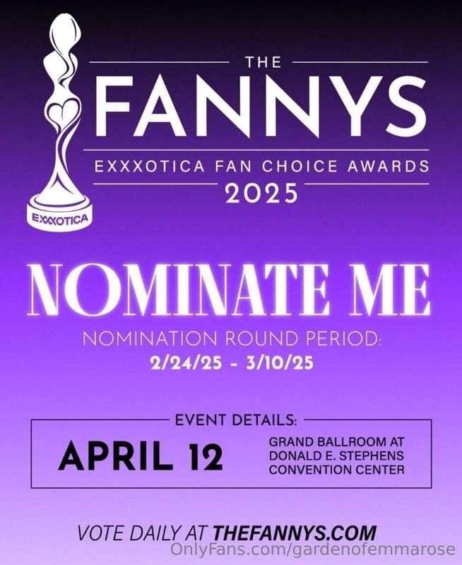 I am SO excited to be nominated for Best Trans Performer thi..