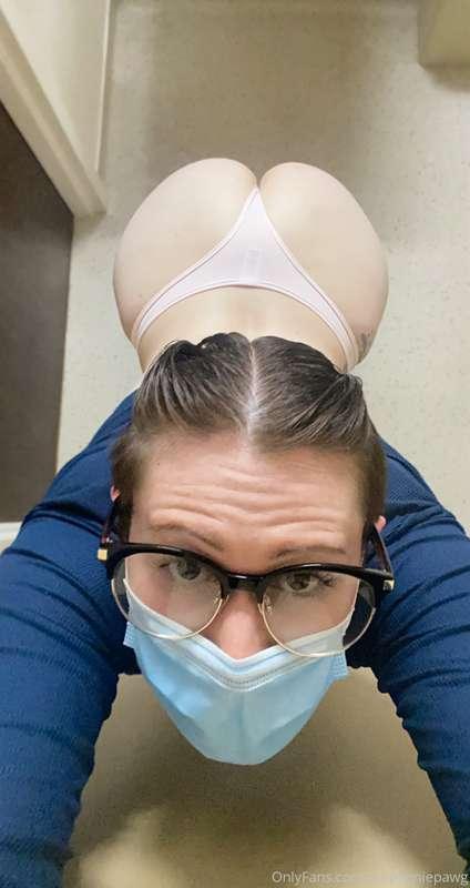 Who would fuck me in the bathroom at work?